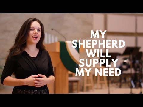 MY SHEPHERD WILL SUPPLY MY NEED | Laura Williams