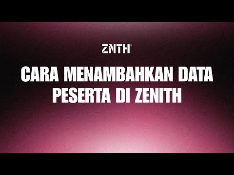 Thumbnail for How to Add Participants Data on Zenith Dashboard