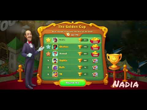 Gardenscapes 11206🥀. Golden Cups. Stage 161-170