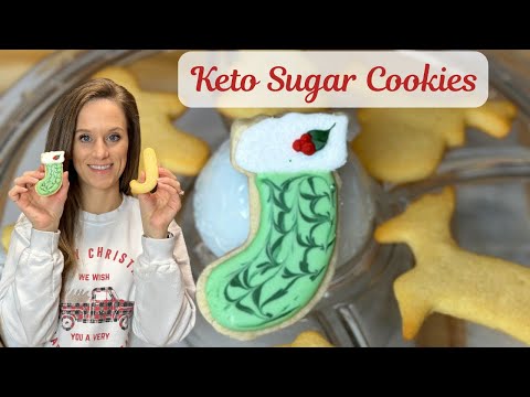 Keto Sugar Cookies & Keto Royal Icing | Gluten free