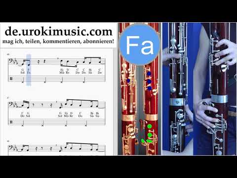 Fagott Lernen Reik ft. Ozuna, Wisin - Me Niego Tabulatur um-a995