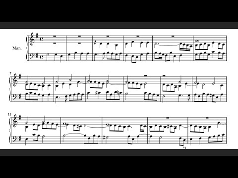 J.M. Bach - Wo Gott der Herr nicht bei uns hält - Klapmeyer organ, Altenbruch, Hauptwerk