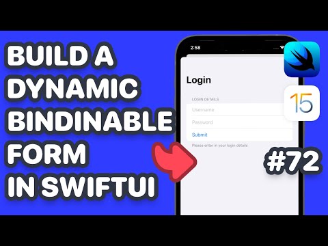 Reusable, Dynamic & Bindable Form In SwiftUI (Write A Clean & Reusable Form Component In SwiftUI) thumbnail