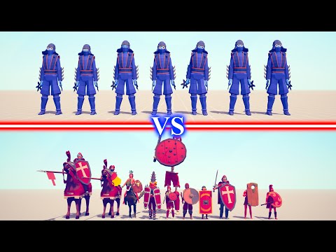SENSEI vs SHIELD Team - Totally Accurate Battle Simulator TABS