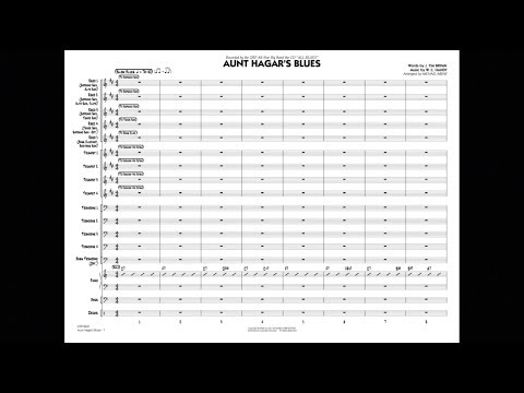 Aunt Hagar's Blues by W.C. Handy/arranged by Michael Abene