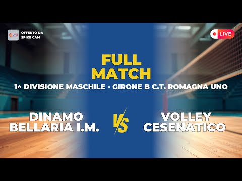 DINAMO BELLARIA I.M. vs VOLLEY CESENATICO | 1^ DIVISIONE MASCHILE - Girone B C.T. ROMAGNA UNO