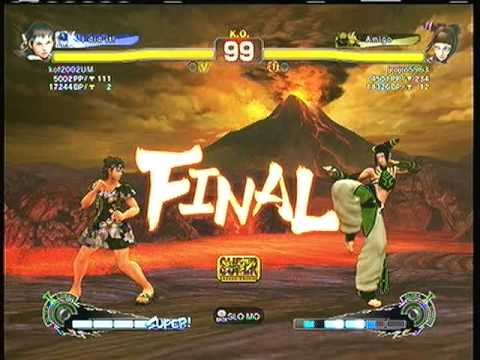 SSF4AE: Sakura (kof2002UM)  vs. Juri (jrojro5963)  SD