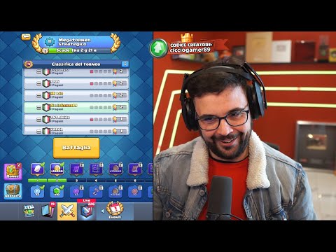 We continue the MEGA TOURNAMENT - CLASH ROYALE