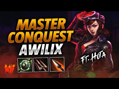 AWILIX, AQUI VENIMOS A DARLO TODO ft. Hota - Warchi - Smite Master Conquest