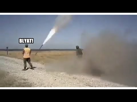 Military Fail - BLYAT! 9K38 Igla MANPAD Launch Malfunction Fail
