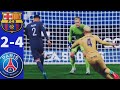 Barcelona vs PSG | UEFA Champions League 23/24 | Full Match And Highlight [4k60]