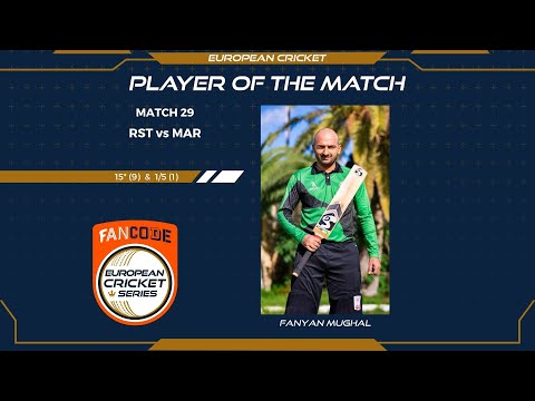 POTM: F.Mughal - RST vs MAR | Highlights | FanCode ECS Malta Encore Day 8 | Malta 2021