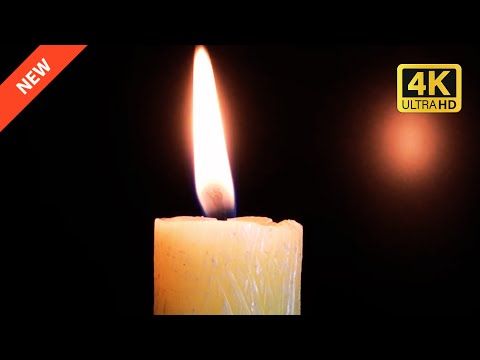 🔥 Virtual candle 10 minutes 4k - [Meditation]