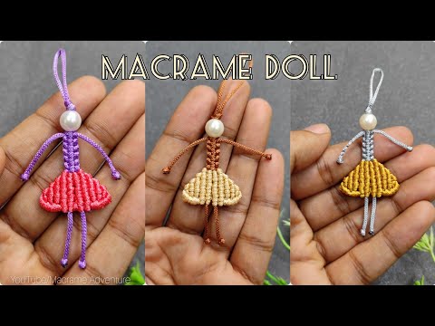 DIY Handmade Macrame Doll