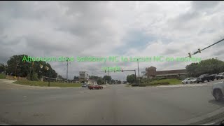 NORTH CAROLINA BACKROADS - Afternoon drive Salisbury NC to Locust NC on country roads - ASMR