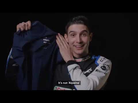 Fernando Alonso and Esteban Ocon teach us how to say "Alpine"