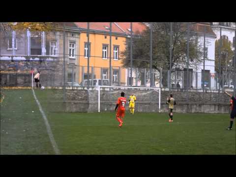 Šance Davida Fessla a Zdeňka Hříbka / U19: Znojmo - Líšeň 2:2