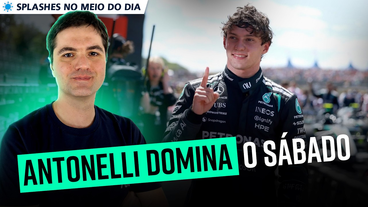 Antonelli pole e vitória na Sprint: tudo sobre o sábado em Silverstone | Splash and Go #F1