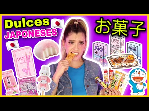 PROBANDO DULCES JAPONESES | NO PUEDO CREER LO QUE COMEN | NatyGloss