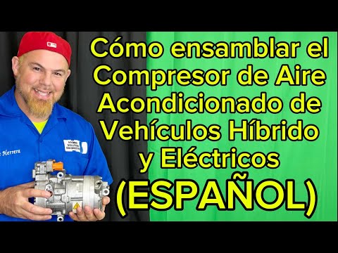Cómo Ensamblar el Compresor de Aire Acondicionado Tipo Scroll de Vehículos Híbridos y Eléctricos