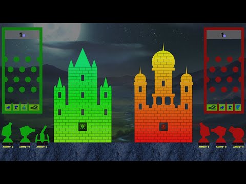 Castle Destruction Marble Race in Algodoo ☆ The War Day #199-203