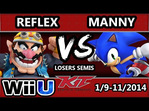 KiT 15 - StaticManny (Sonic) Vs. Reflex (Wario) SSB4 Losers Semis - Smash 4tt