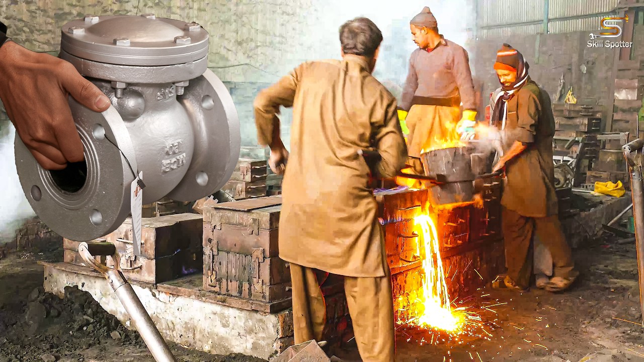 Exhaustive Process of Gate Valves Manufacturing | Comprehensive Check Valve Making Factory Tour