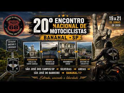 🏍️ 🏍️ Serra da Bocaina de Moto | SJC → Silveiras → Areias → São José do Barreiro → Bananal