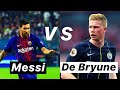 Messi vs De Bruyne. Who assists better