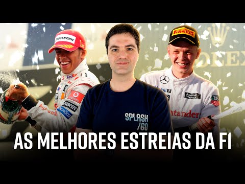 As melhores estreias da Fórmula 1. Hamilton, Nasr, Magnussen. Quem chegou chegando? #shorts #f1