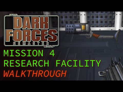 Star Wars: Dark Forces Remaster Mission 4: Research Facility 100% Secrets Walkthrough + Hidden Ewok