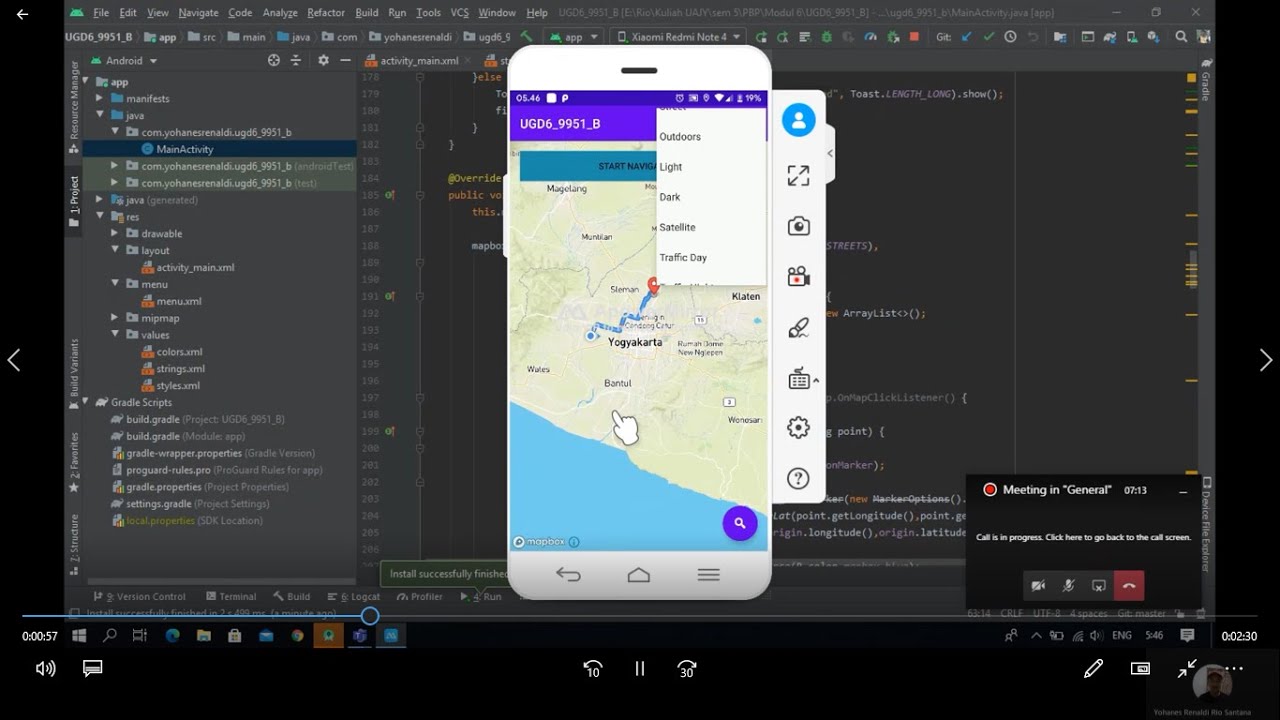 Geolocation Android Studio using Mapbox