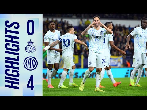L'INTER CALA IL POKER A BRUXELLES 😎  | USG 0-4 INTER | HIGHLIGHTS UCL 25/26 ⚫🔵