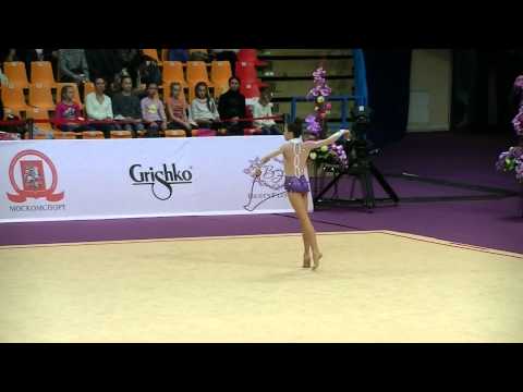 Nikolova Yoana (BUL) rope Int Comp Junior Grand Prix Moscow 2015