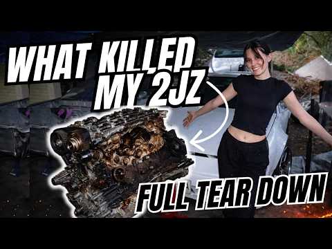 WHAT KILLED MY 2JZ...? FULL ENGINE TEAR DOWN.