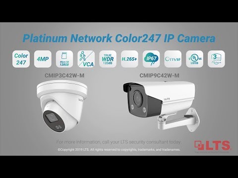 LTS Platinum, Seeing Color at Night with LTS Color247 IP Camera