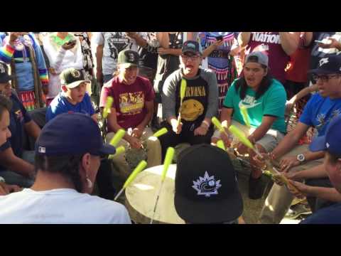 BlackStone Singers at San Manuel 2016 Pow Wow