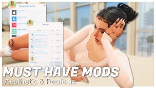 MUST HAVE MODS FOR THE SIMS 4! 20+ Aesthetic and Realistic Mods