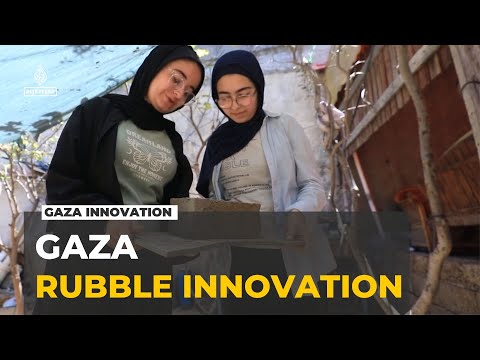 From destruction to innovation: Gaza teens turn war rubble into award-winning bricks