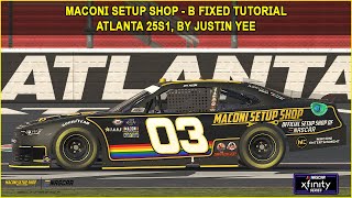 iRacing B Fixed Xfinity Atlanta Guide to Qualifying and Race 25S1