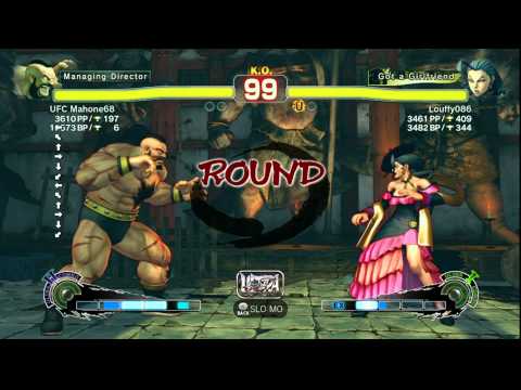 USFIV~ Rose (Louffy086) vs.  Zangief (UFC Mahone68)  HD