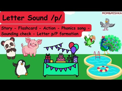 Phonics Story P - English Story - Educational video for Kids - Alphabet Stories- Letter P Story