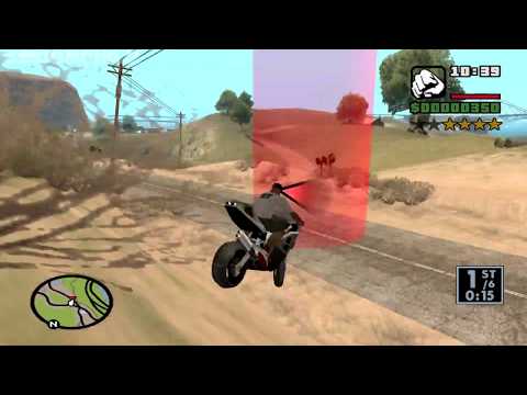 Chain Game 48 mod - GTA San Andreas - How to do Dam Rider at the very beginning of the game