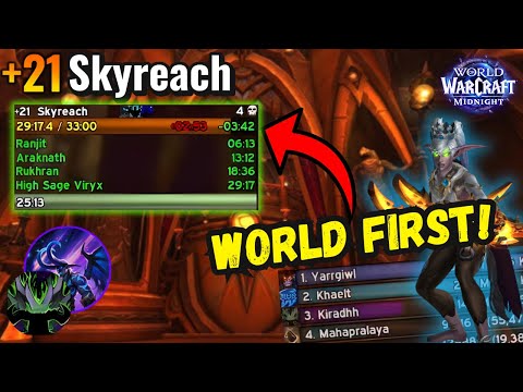 World First Beta +21 Skyreach! | Vengeance Demon Hunter PoV!