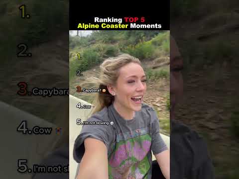Ranking TOP 5 Alpine Coaster Moments 😭😭 #usa