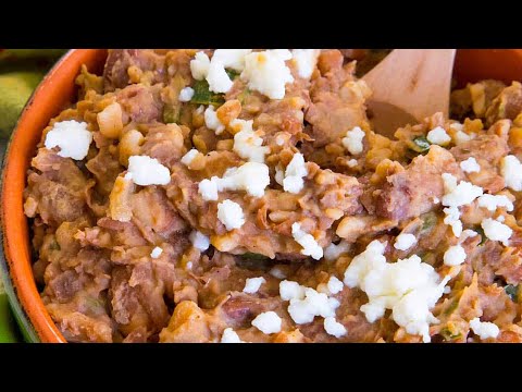 Easy Homemade Refried Beans - Chili Pepper Madness