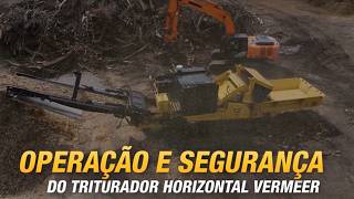 Operação e segurança do triturador horizontal Vermeer