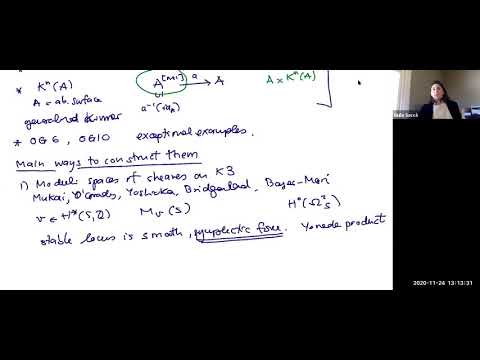 Giulia Saccà, "Rational curves on HK manifolds", Lecture 1