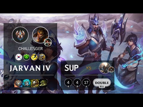 Jarvan IV Support vs Pantheon - KR Challenger Patch 10.18