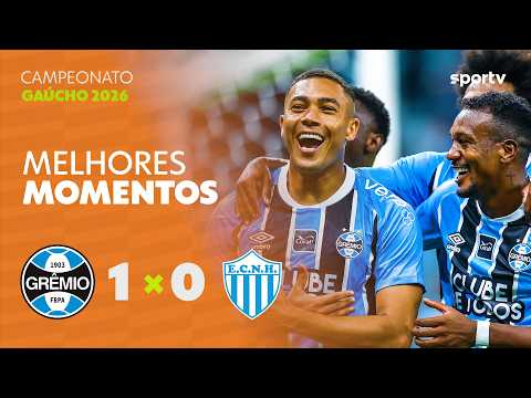 Gols e lances de Grêmio x Novo Hamburgo